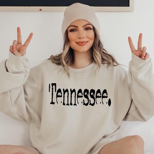 Tennessee Retro Typewriter Design, TN State Png, Retro Graphic PNG, Digital Download, Sublimation, Vintage 70&#39;s 80&#39;s style