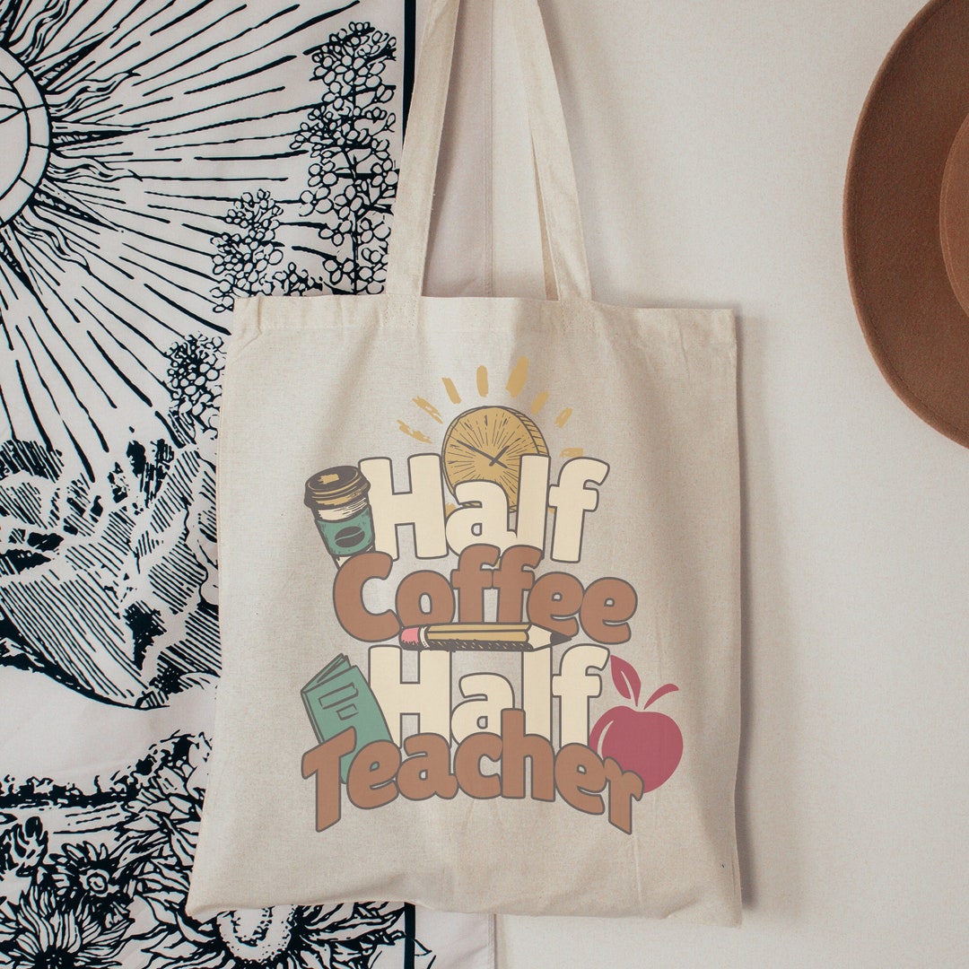 CafePress Natural Canvas Tote Bag - Reusable Teacher Supplies & Shopping Bag (2 Sizes) - View #2