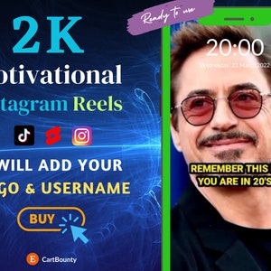 2k+ Canva Editable Motivational Instagram Reels| Inspirational Reels| Youtube shorts| TikTok videos| Viral videos| Success, business video
