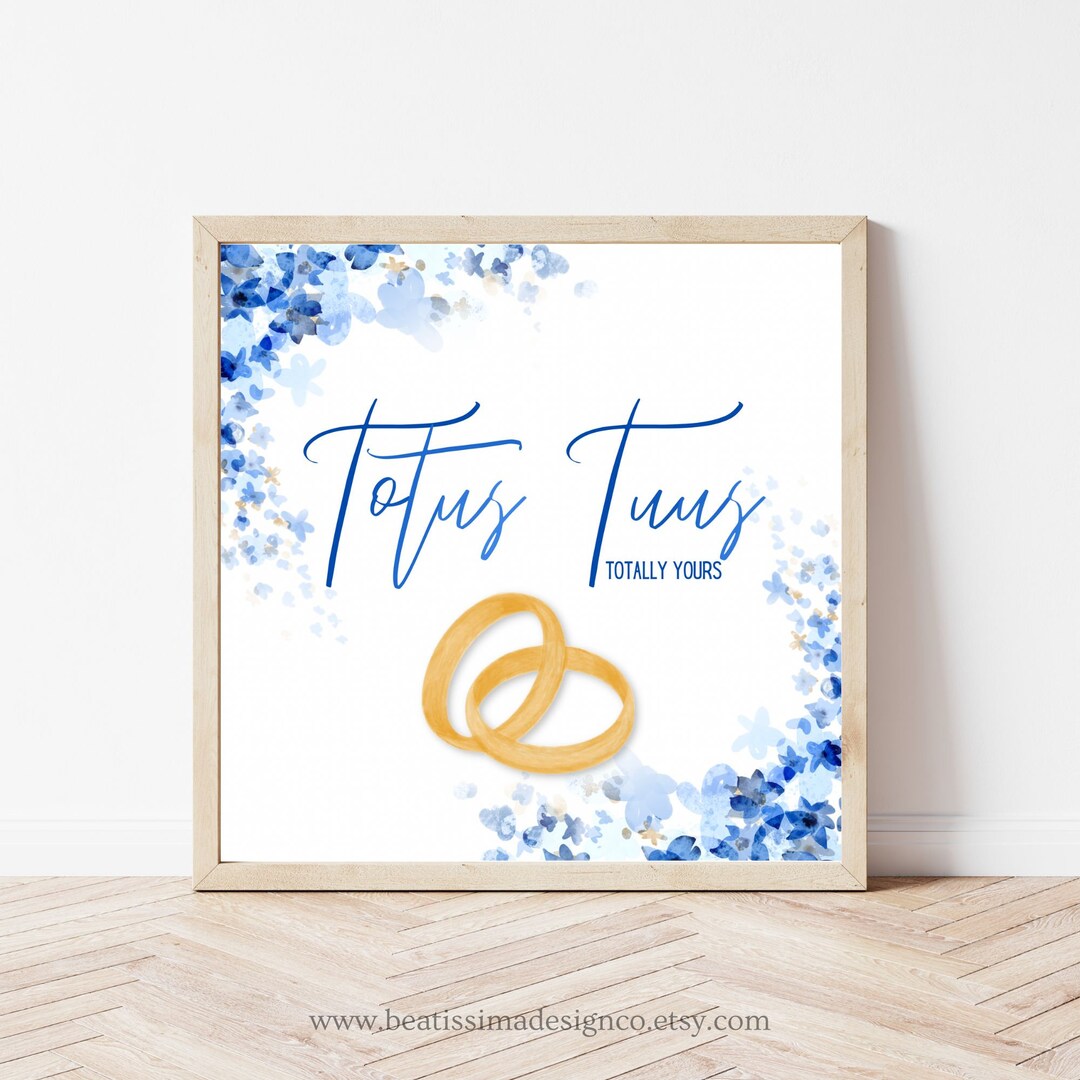 PRINTABLE Totus Tuus St. John Paul II Quote, Instant Download Catholic ...