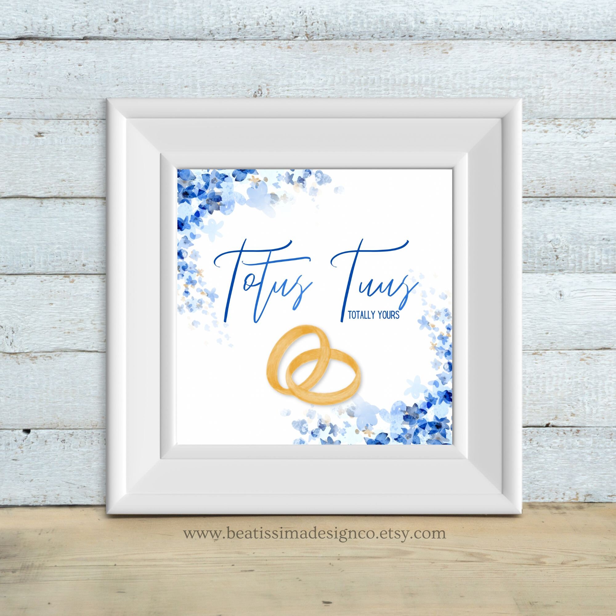 PRINTABLE Totus Tuus St. John Paul II Quote, Instant Download Catholic ...