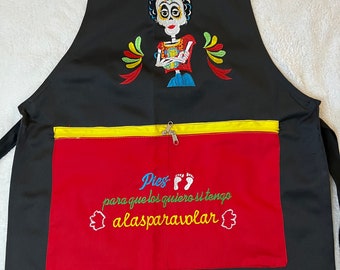 Embroidered Mexican Apron