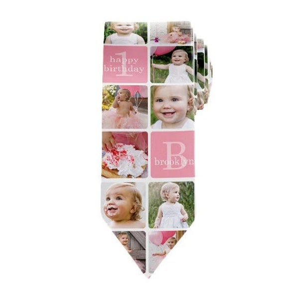 personalized fathers day tie