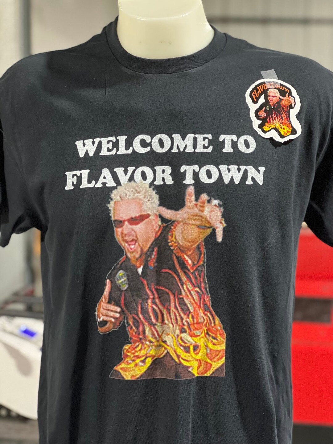 Guy Fieri Shirt to Flavor Town Shirt and Sticker Etsy