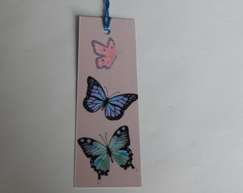 Lesezeichen Schmetterlinge/Butterfly ca. 4,5 x 14,3 cm