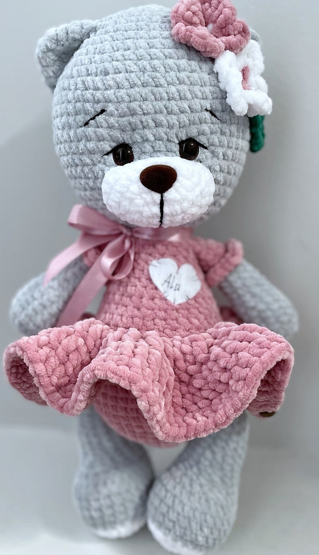 Plush Teddy Bear for Girl Cuddly Toy for Newborn Cute Etsy