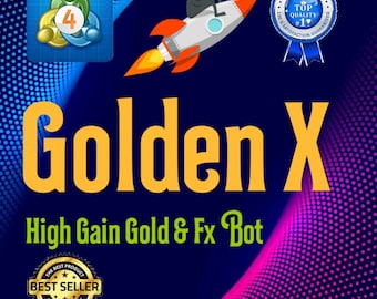 GOLDEN X Sicherster XAUUSD Forex Trading Bot von USAFX -Hohe Gewinnrate MT4