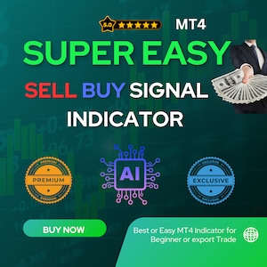 Super Easy Sell Buy Signal Indicator MT4 2024