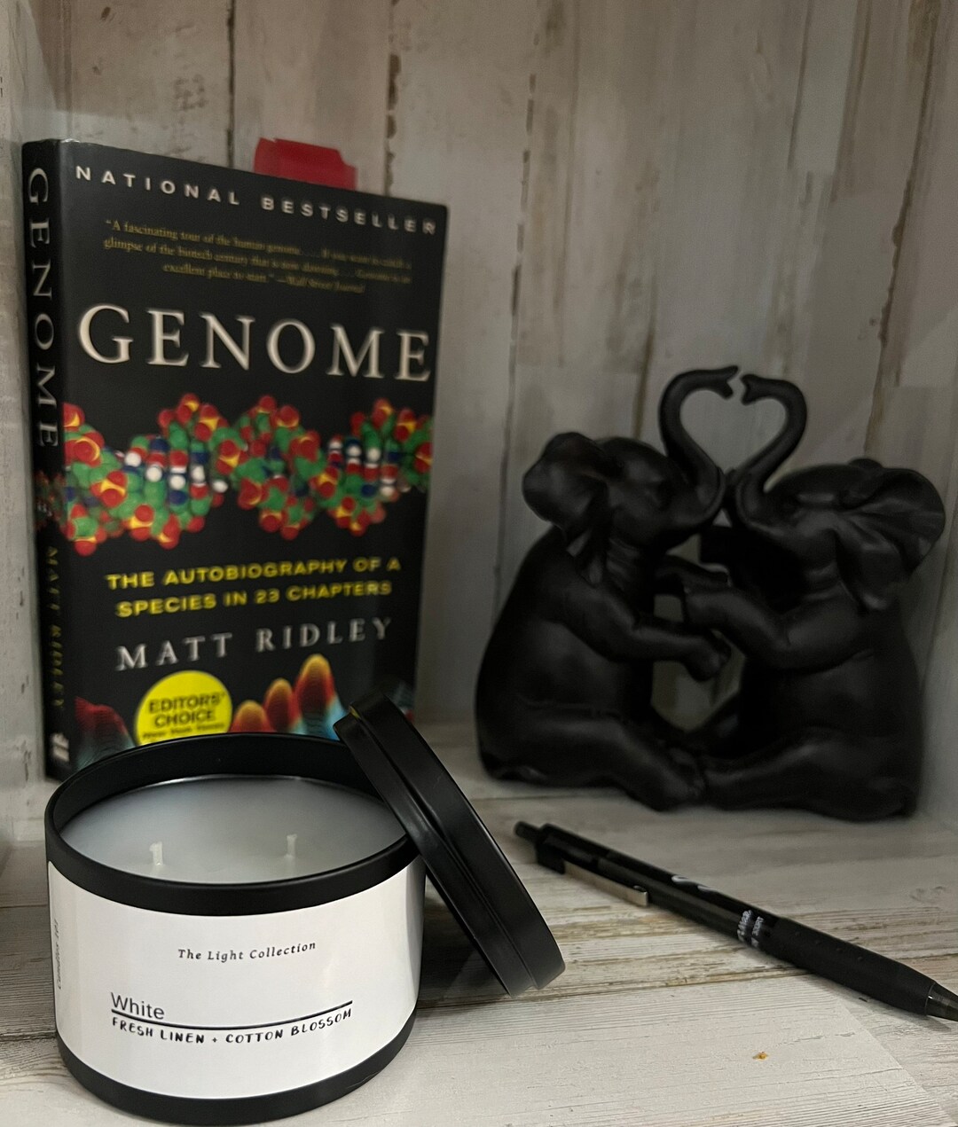 Fresh Linen Candle Science Gifts for Scientist Science Candles Gifts