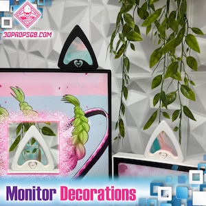 Monitor Dekorationen: Katzenohren, Kawaii Katzenohren