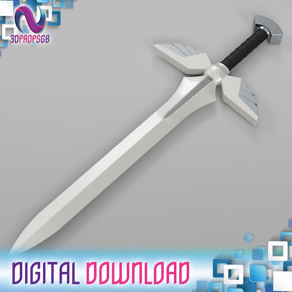 Fairy Tail: Erza Scarlet Heart Kreuz Sword - Digital Download