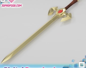 マルスのファルシオン STLファイル - ファイアーエムブレム 暗黒竜と光