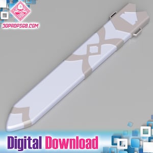 The Legend of Zelda Skyward Sword: Goddess White Sword Scabbard - Digital Download