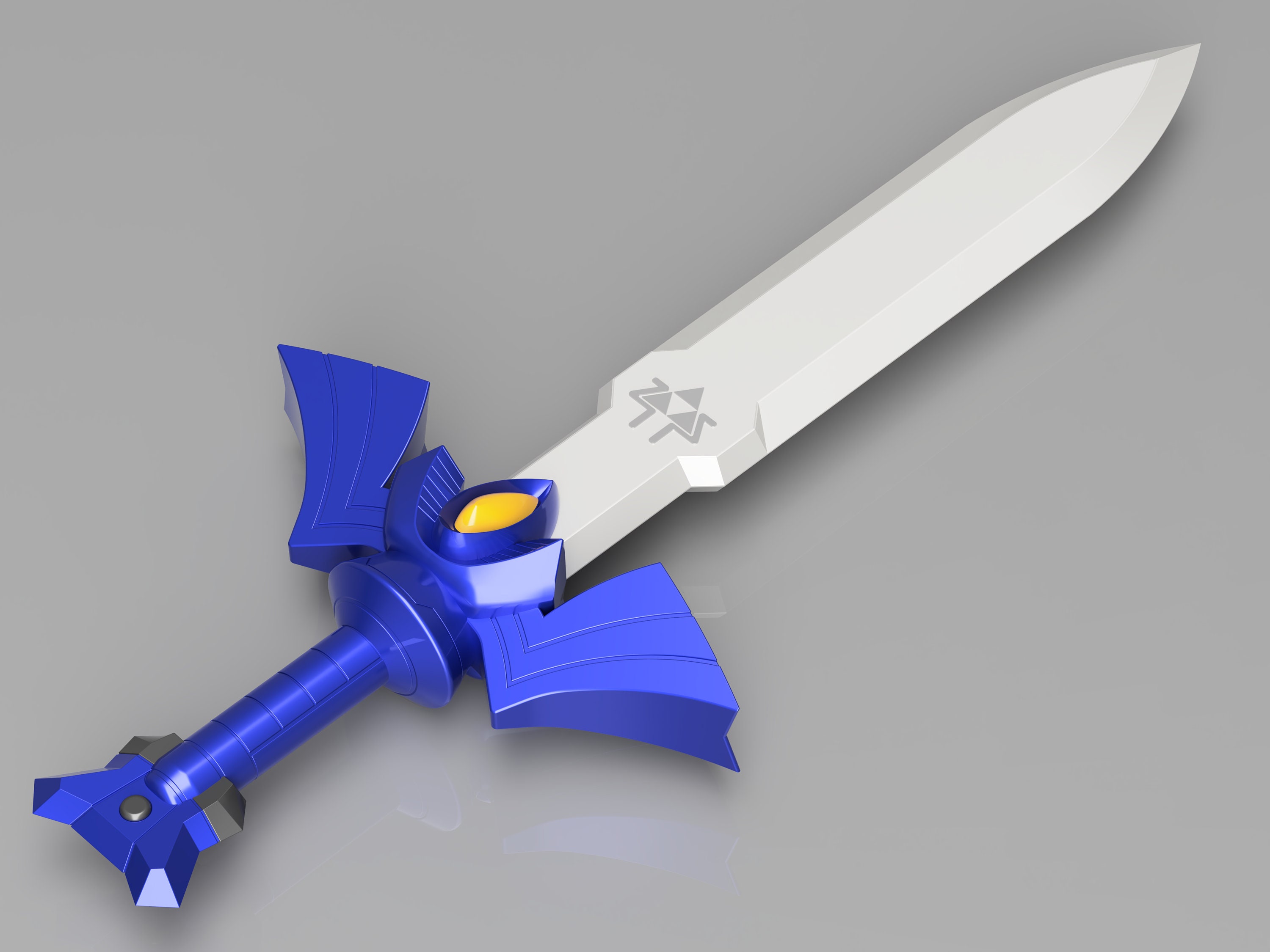 The Legend of Zelda Wind Waker Master Sword 3D Printed