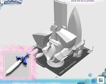 The Legend of Zelda: Wind Waker Master Sword - 3D Printed Kit