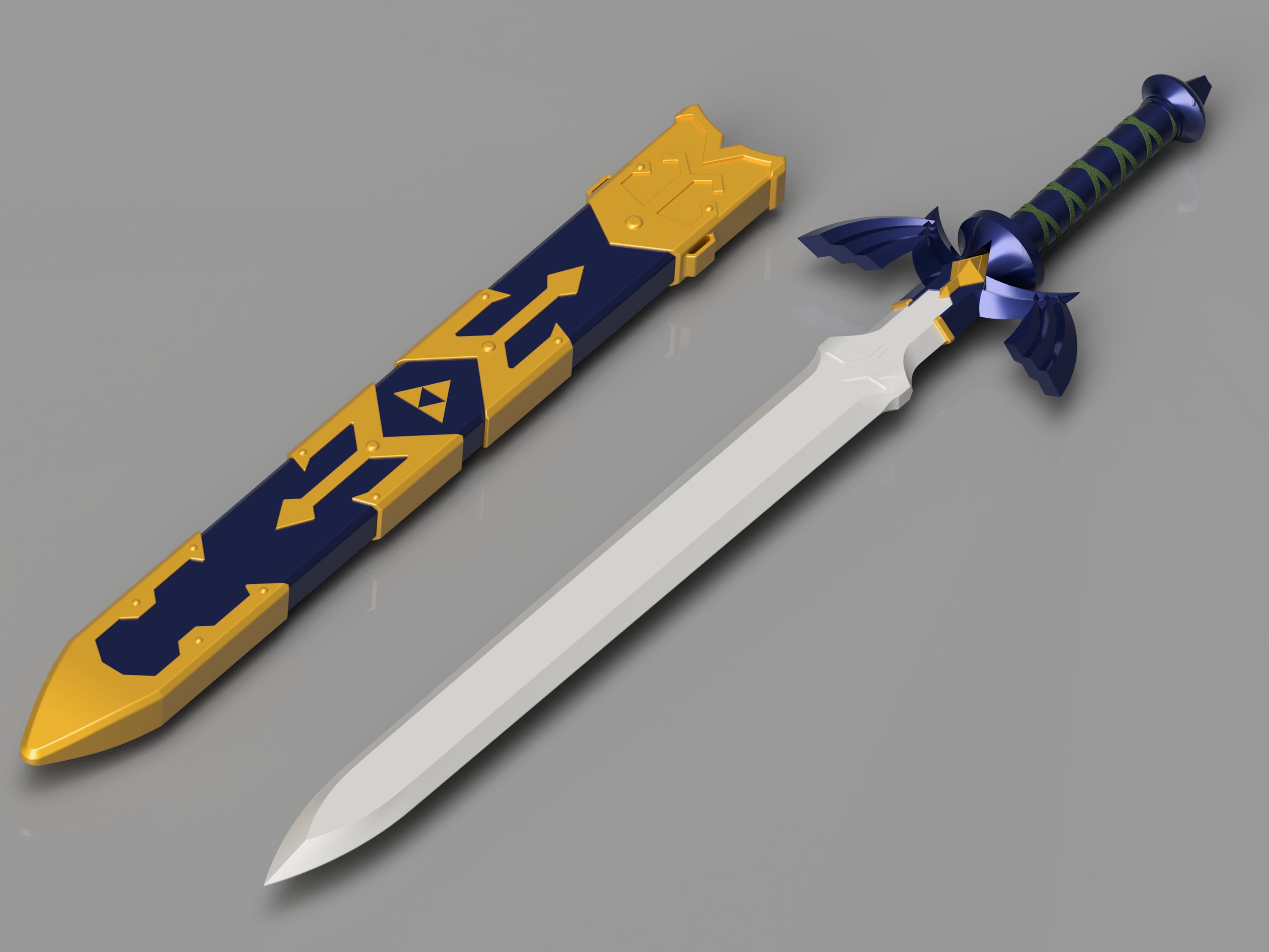 The Legend of Zelda: Master Sword Scabbard - Digital Download - Etsy
