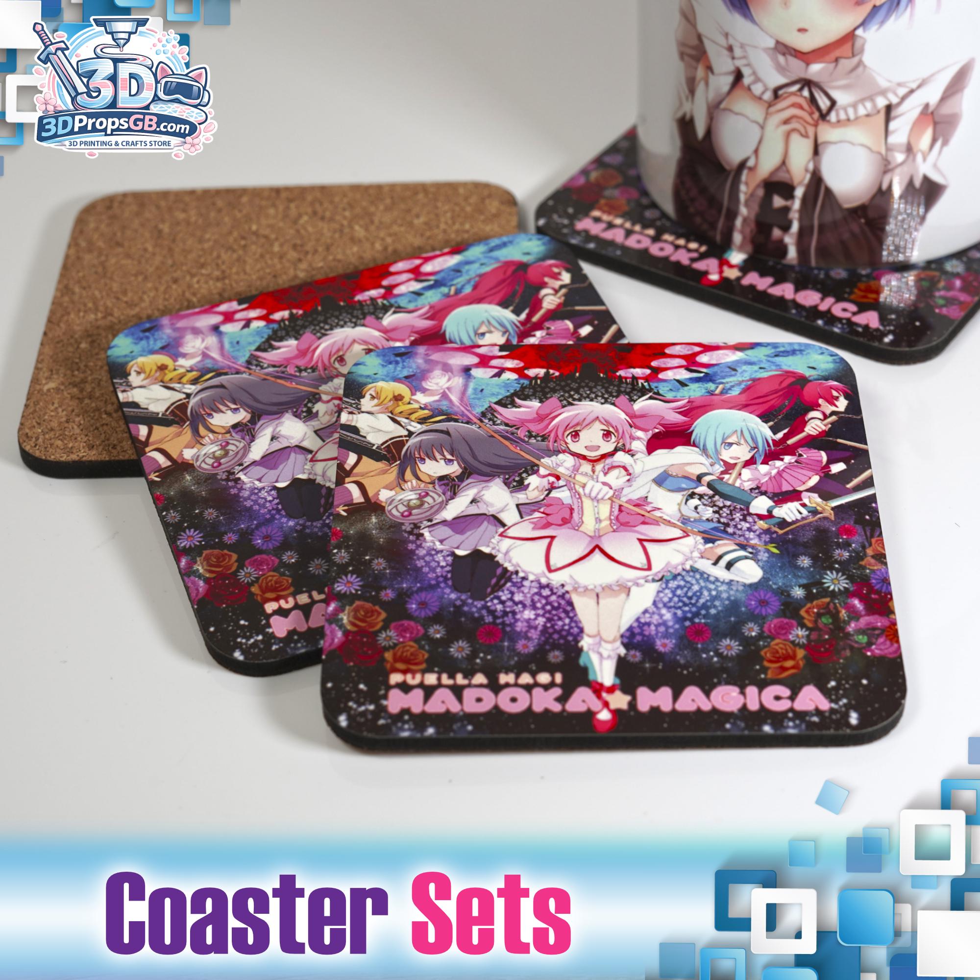 まどマギ コースターセット 魔法少女まどか☆マギカ ドリンクコースターセット - Etsy 日本
