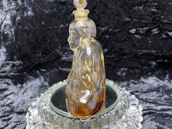1920’s Houbigant Figural Sitting Buddha perfume b… - image 5