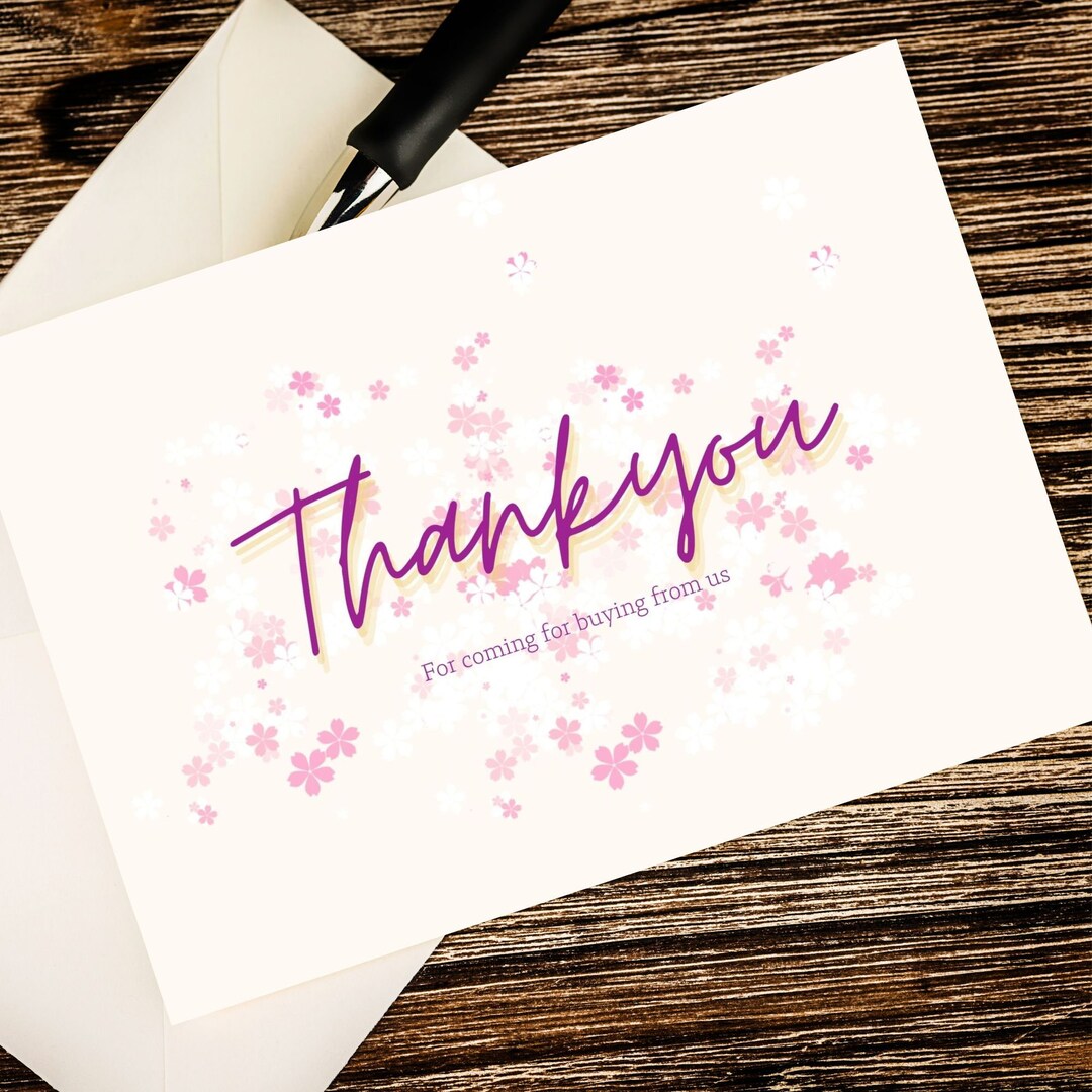 Printable Thank You Cards Thank You Printable Modern Thank You Small Printable Thank You Cards Thank You Printable Modern Thank You Small