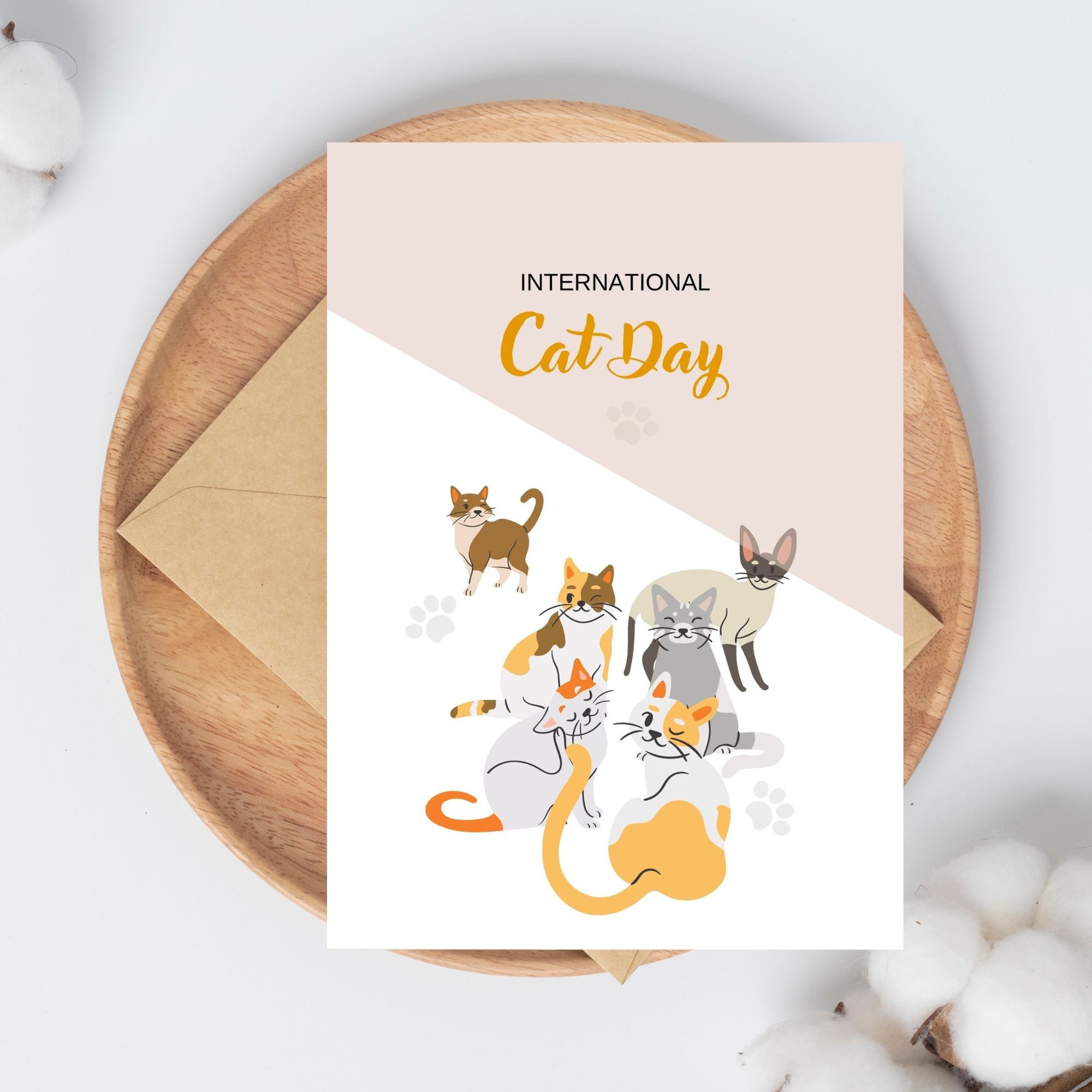 International Pet Day Printable Card Printable Card for Pets Etsy