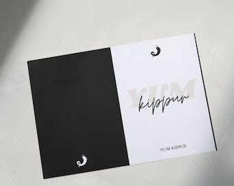 Yom Kippur Printable Invite/Wish Card - Day Atonement