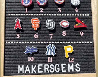 Baseball Clog Charms