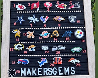 Football Clog Charms