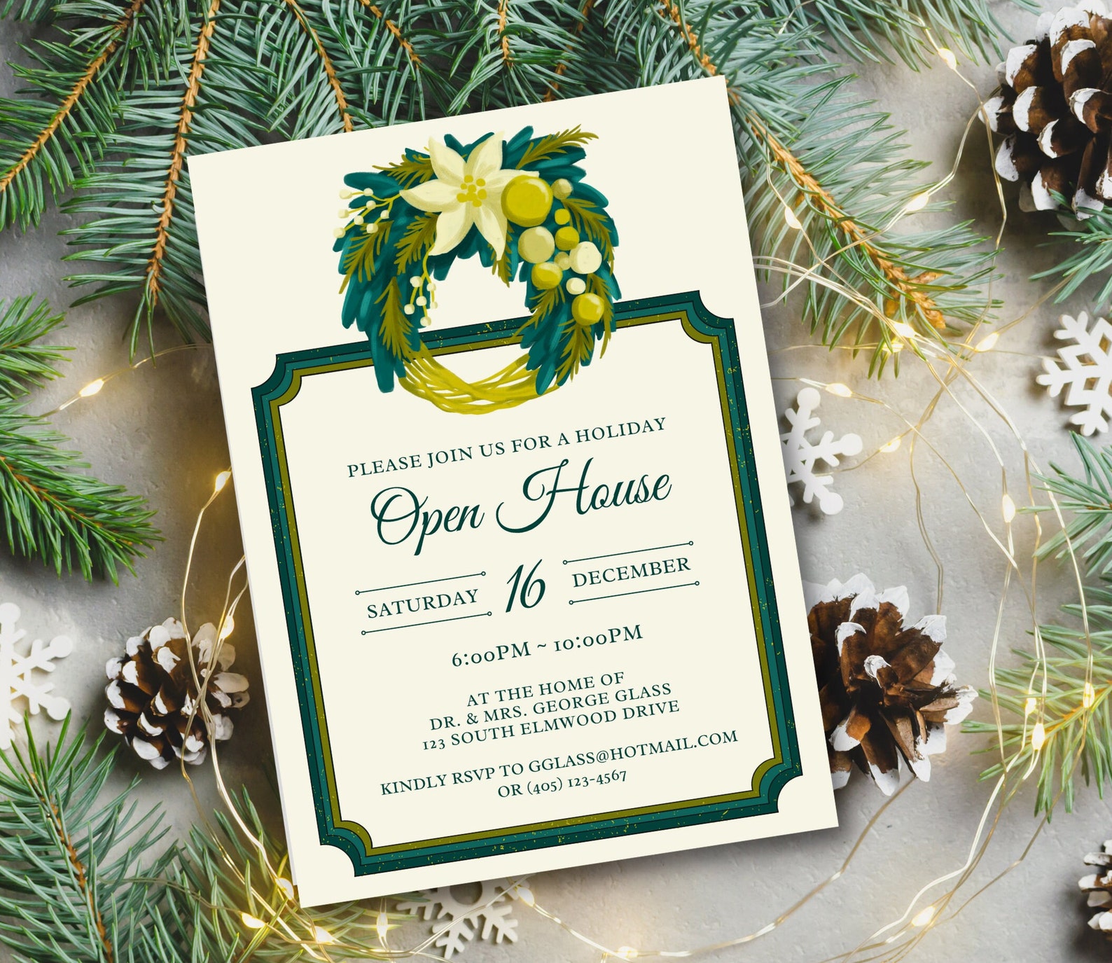 Editable Party Invitation Canva Template Instant Download Etsy