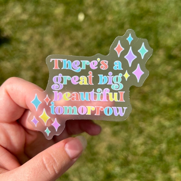Great Big Beautiful Tomorrow Sticker | Carousel of Progress Sticker