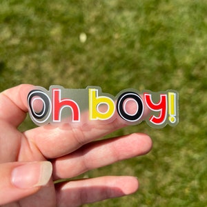 Oh boy! Sticker | Mickey Mouse Sticker
