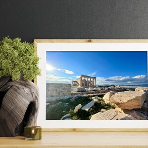 Parthenon in Athens Greece Digital Print | Greek Wall Art for Home Decor| Modern Athens Greece Print| Travel Photography