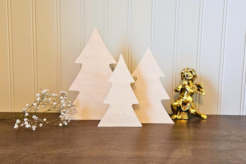 Decorative Handmade Tree Handmade Wooden Tree Set Rustic Decorative Trees Unique Home Decor - Etsy