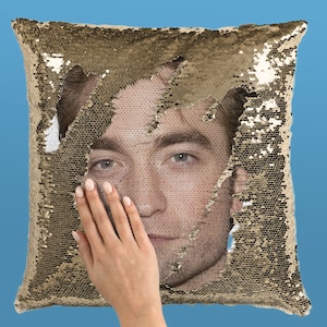 Robert Pattinson - Sequin Pillowcase