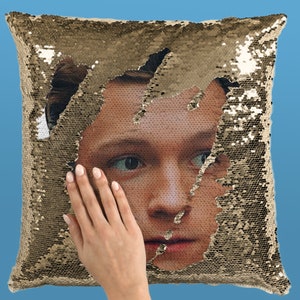 Tom Holland - Sequin Pillowcase