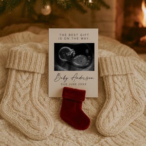 Christmas Stocking Pregnancy Announcement - Etsy Canada