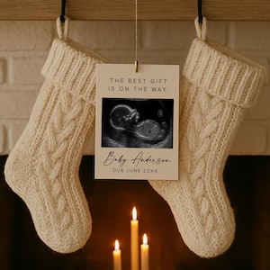 Christmas Stocking Pregnancy Announcement - Etsy Canada
