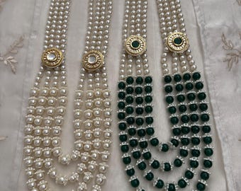 Kundan Mala Haar Halsband: Indiska brudgummens bröllopssmycken
