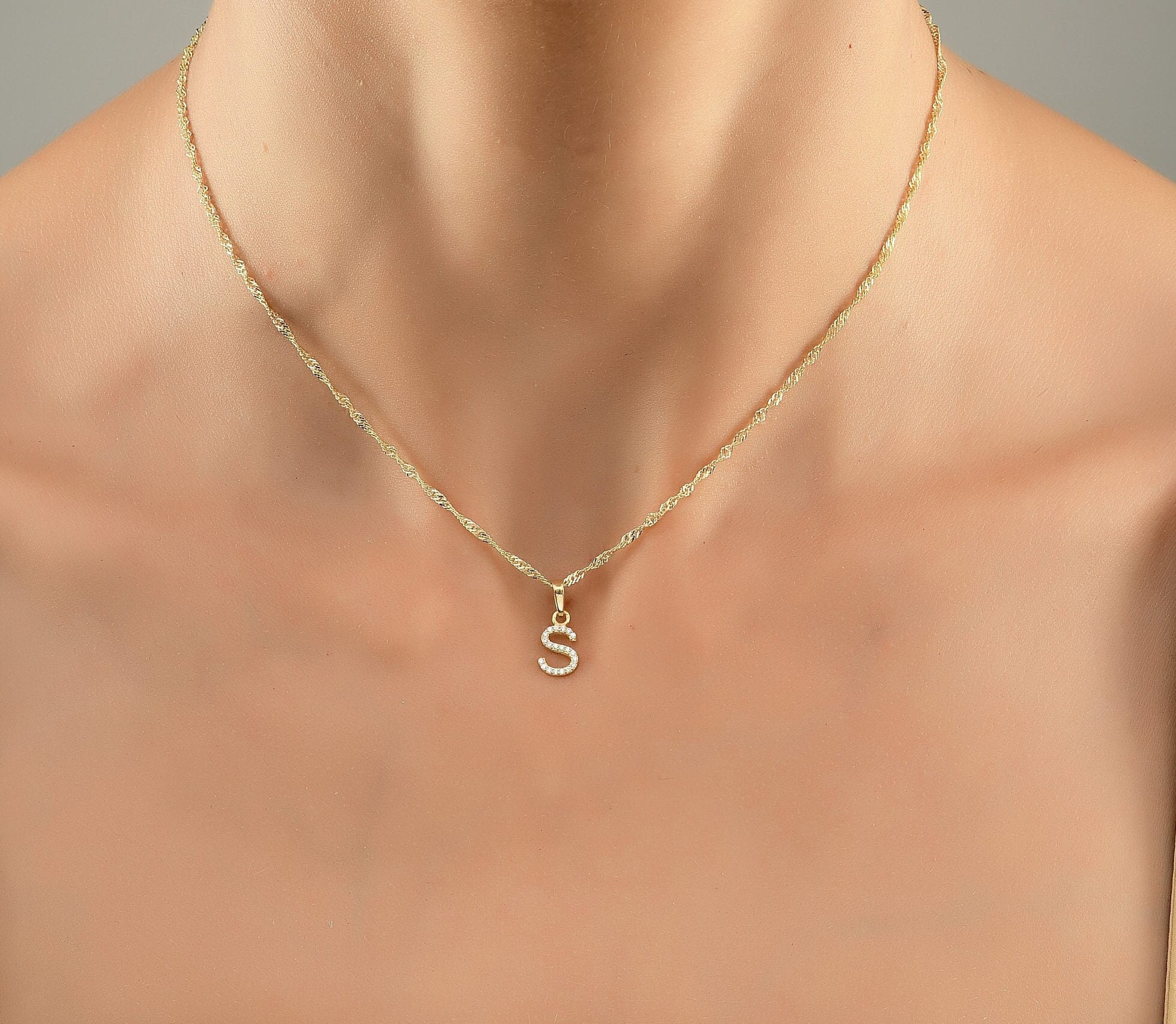 Initial necklace next day on sale delivery