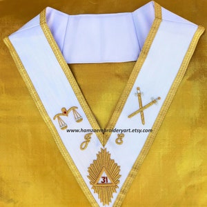 Masonic Regalia Rose Croix 31st Degree Collar Australian Constitution (NEW)