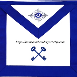 Masonic Regalia: 19-Piece Blue Lodge Officer Apron Set