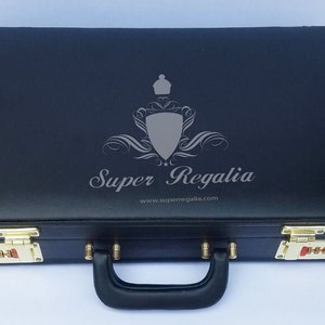 Estuche rígido/maletín para uniforme masónico, estuche rígido para delantal masónico, estuche para delantal provincial