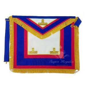 Masonic Regalia Mark Provincial Full-Dress Schürze & Full-Dress Collar Set (NEU)