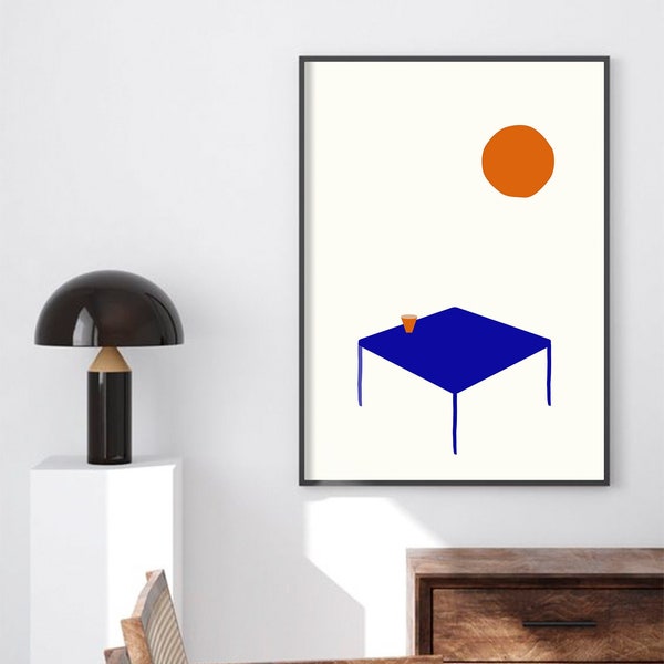 Blue Orange Nursery Etsy
