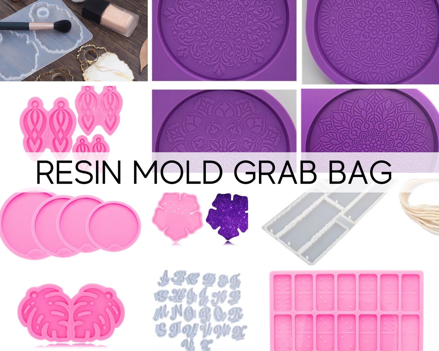 Large Quilted Purse - Silicone Mold –