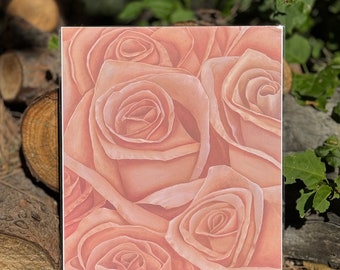 Pink Roses 11”x14” Fine Art Prints, Floral Artwork, Botanical Art, Flower Wall Art, Pink Art, Floral Print, Roses Art Prints, Home Decor