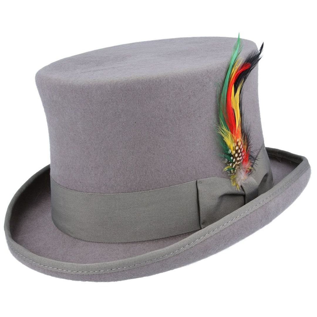 10 Colours Top Hat Classic 100 Wool Felt Top Hat for Men Women Top Hat Handmade Formal Hat Wool