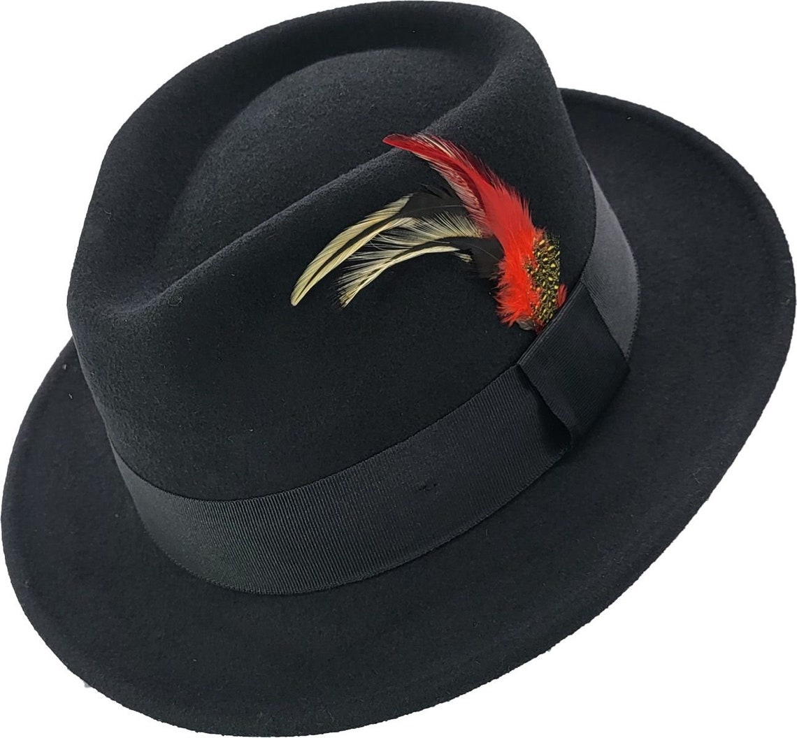 Short Brim Fedora Hat Premium Trilby Hat Unisex Short Brim Hat Etsy UK