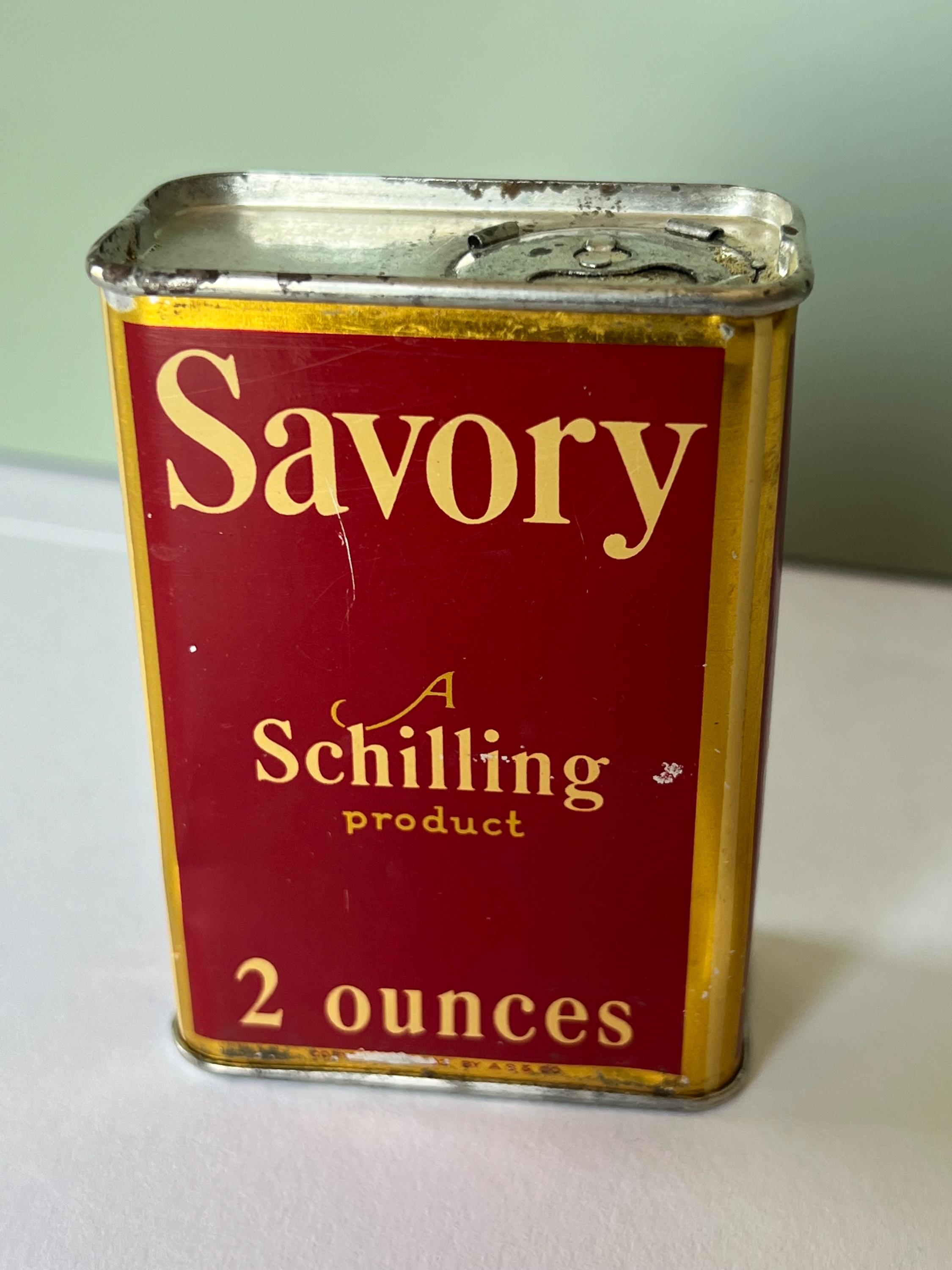 Vintage Schilling Spice Tins - Etsy
