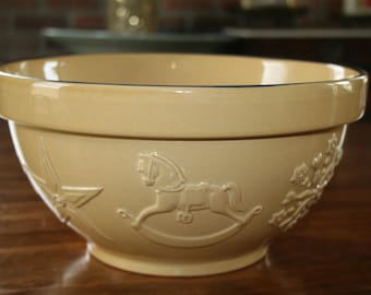 Vintage Williams Sonoma White Stoneware Ceramic Small Mixing