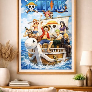 Framed One Piece Poster - Etsy